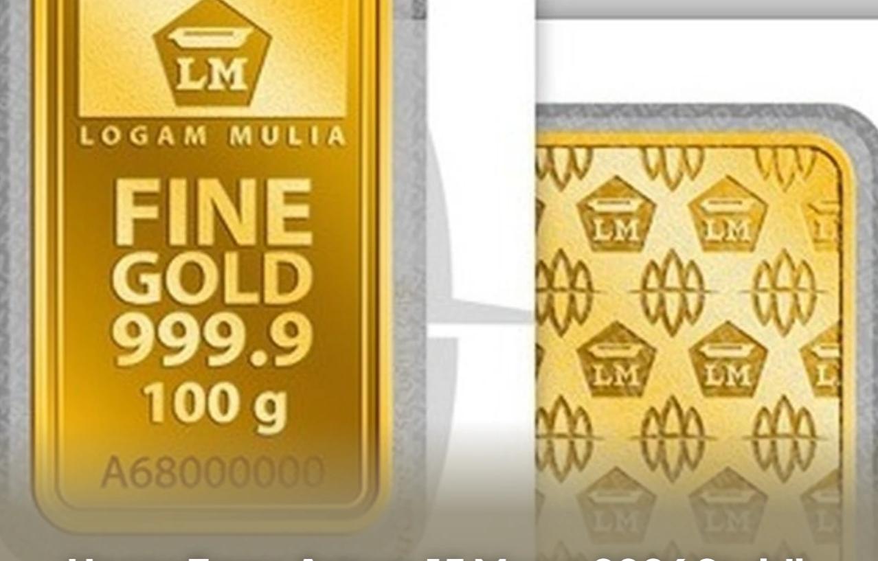 Harga Emas Antam Stabil